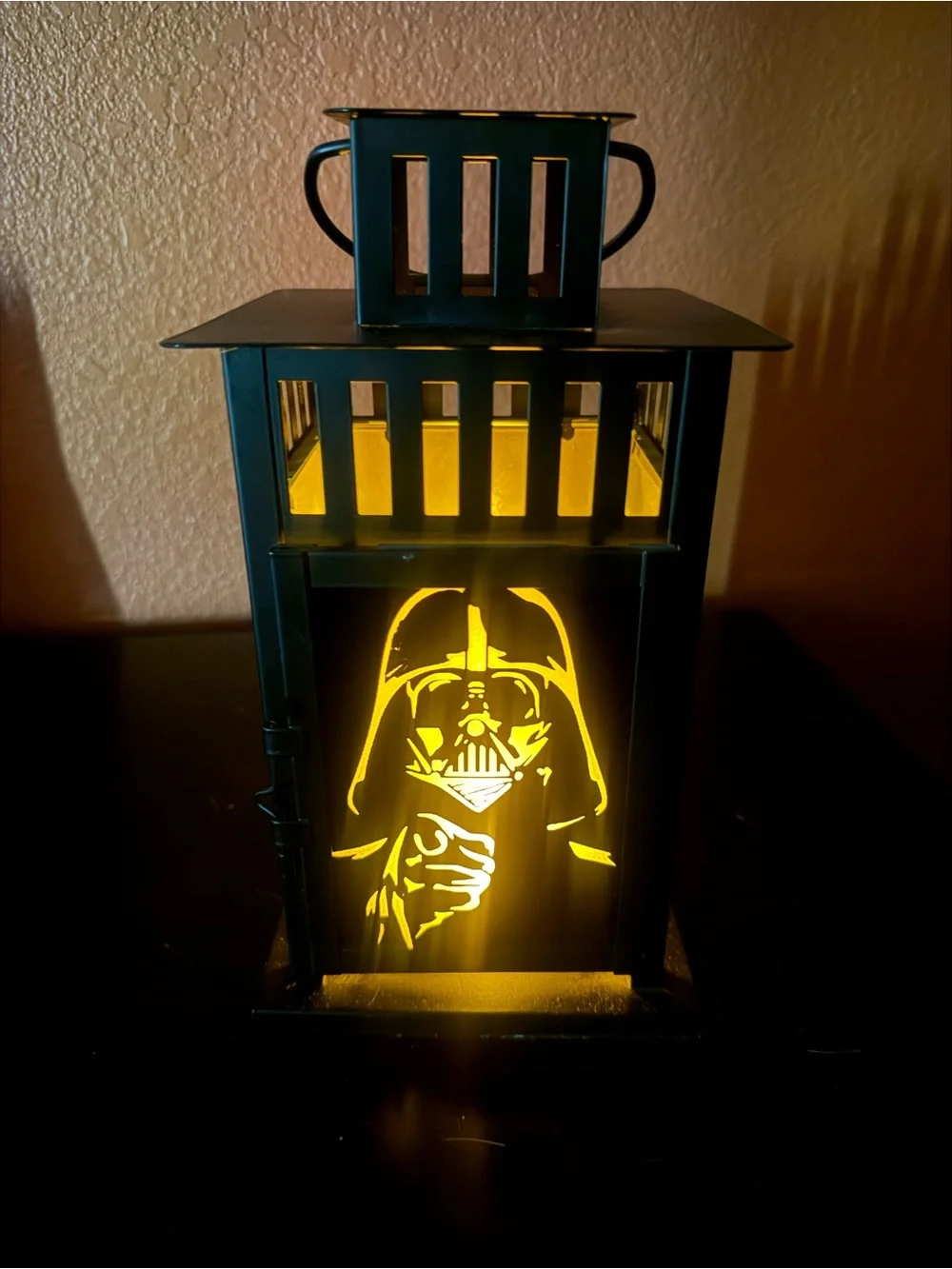 Star Wars Villains 4 sided Black Metal Decorative Lantern
